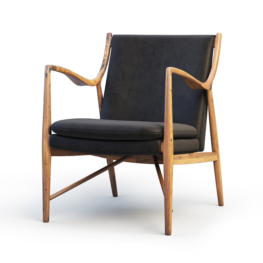 Silla de madera moldeada