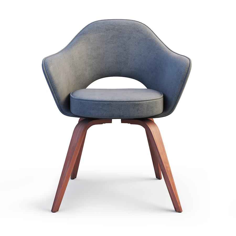 Curvy Padded Chair